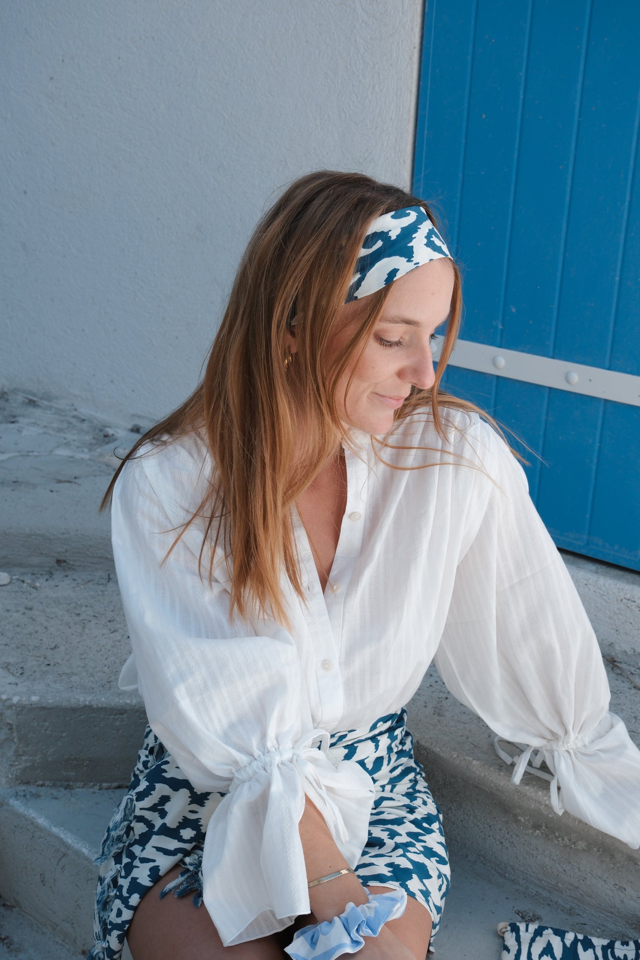 BLOUSE BLANCHE EN COTON ~ MANIS