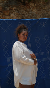 CHEMISE RAYÉE BLANCHE ~ GARIS