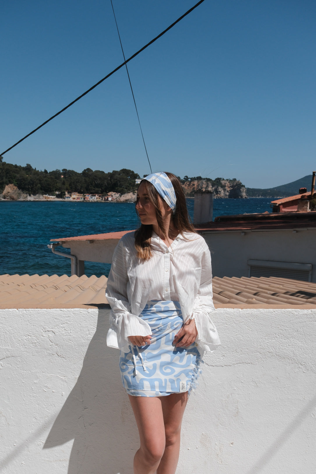 PAREO DE PLAGE ~ Le Bleu Clair