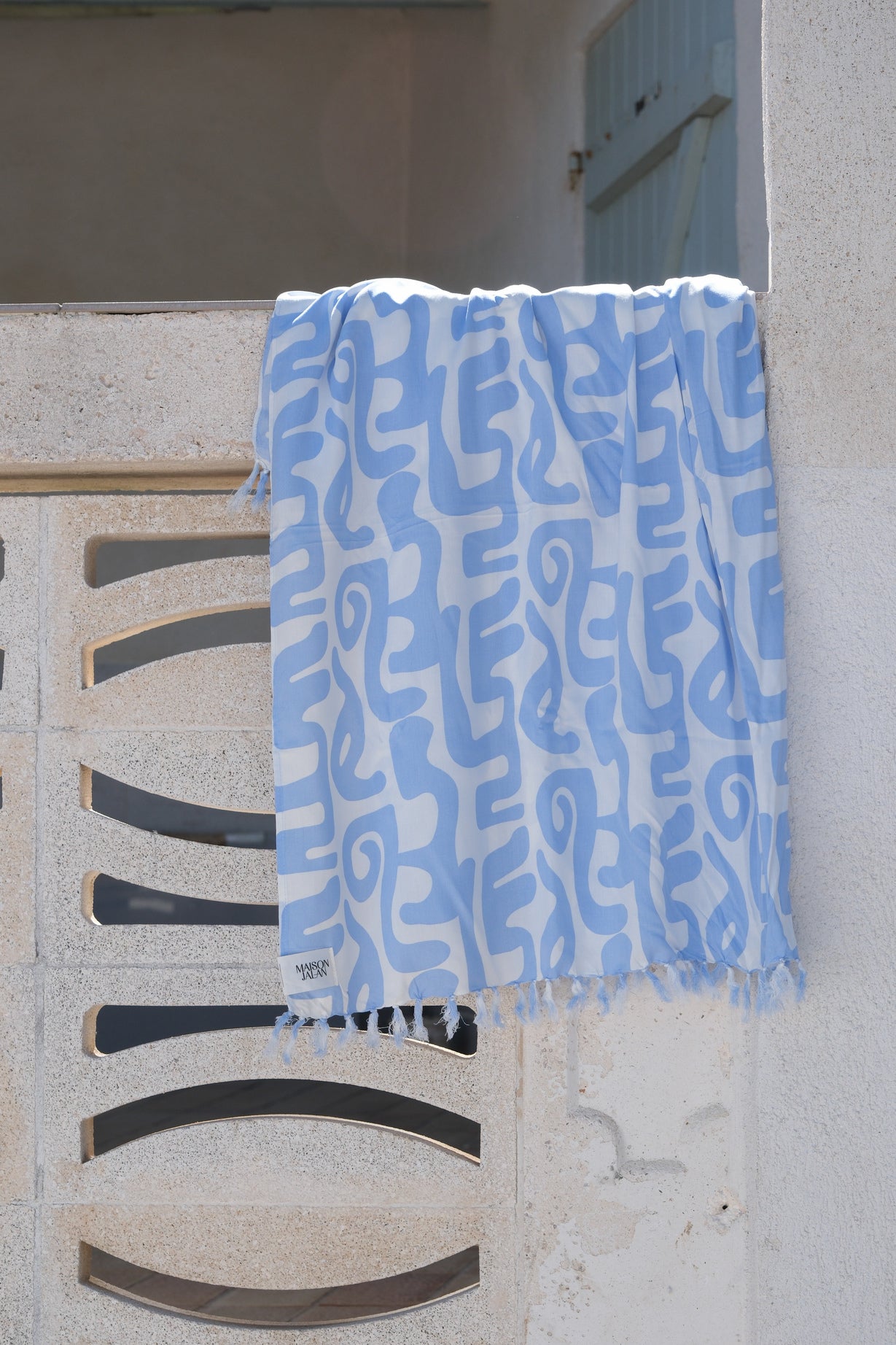 PAREO DE PLAGE ~ Le Bleu Clair