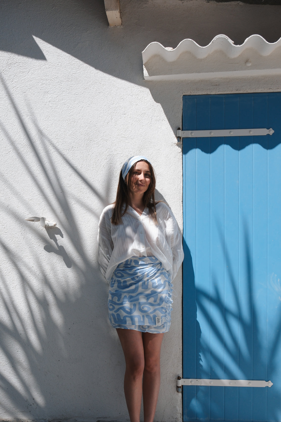 PAREO DE PLAGE ~ Le Bleu Clair