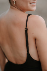 MAILLOT DE BAIN UNE PIÈCE NOIR INTENSE ~ SEGARA