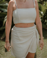 JUPE EN COTON NATUREL ~ BULAN