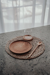 ASSIETTE EN BOIS EXOTIQUE ~ MEJA
