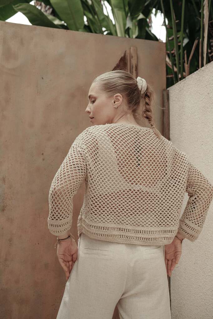 PANTALON LIN COTON ET RAYONNE ~ NONA