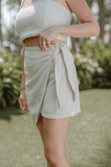 JUPE EN COTON NATUREL ~ BULAN