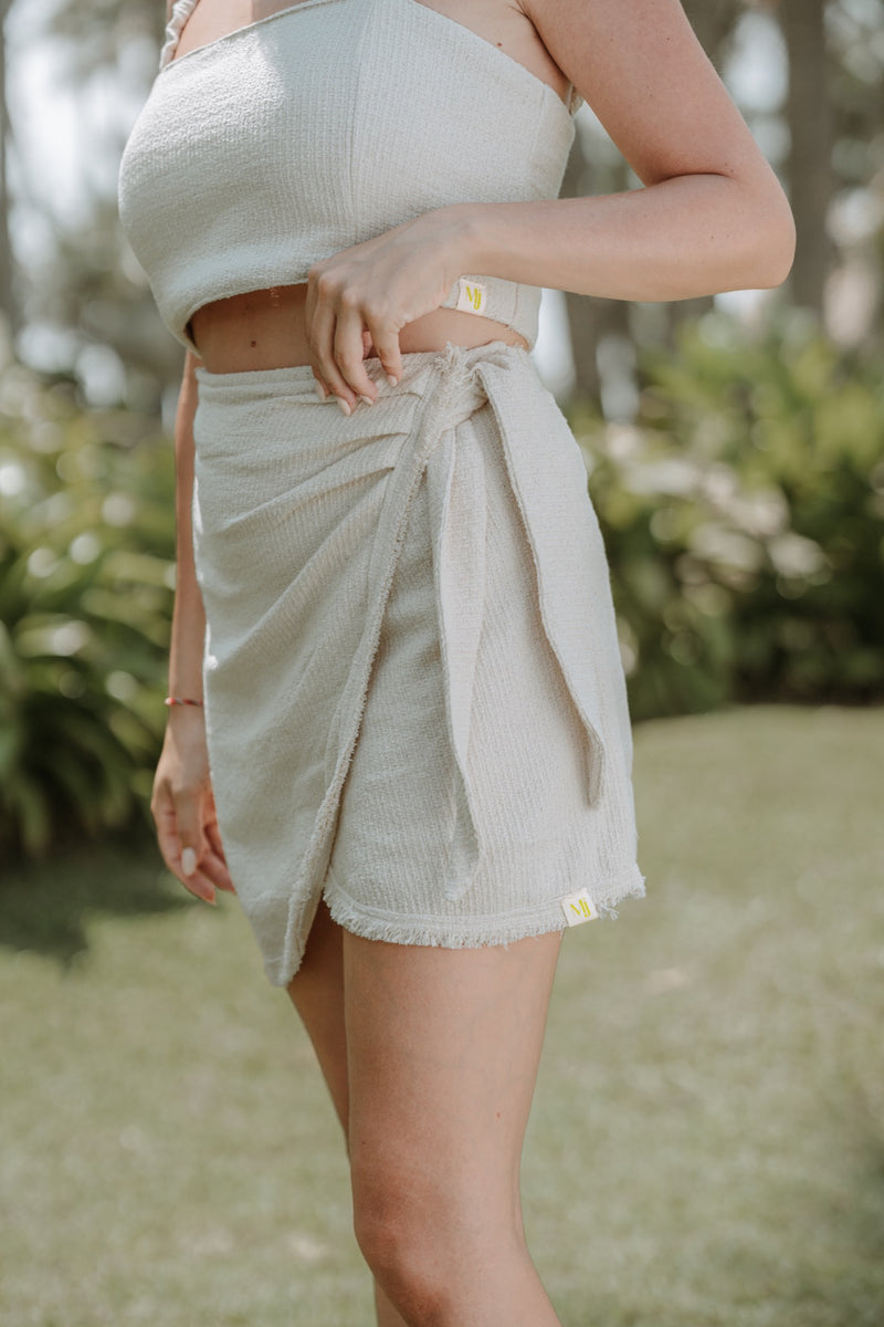 JUPE EN COTON NATUREL ~ BULAN