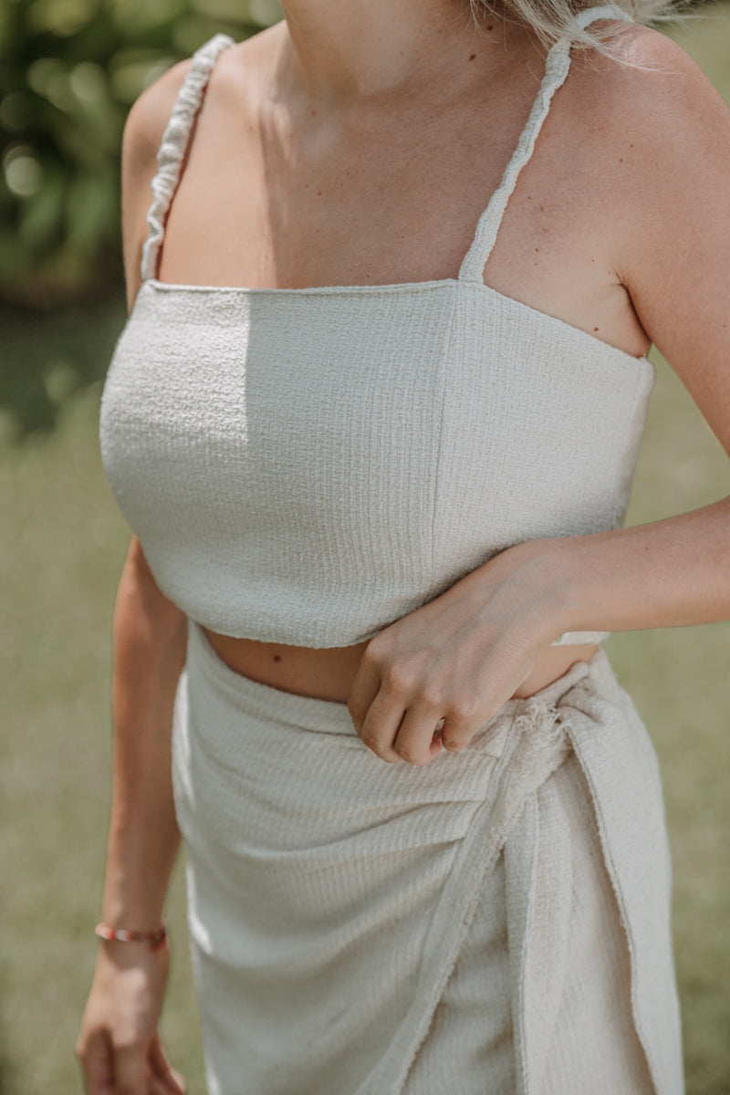 JUPE EN COTON NATUREL ~ BULAN