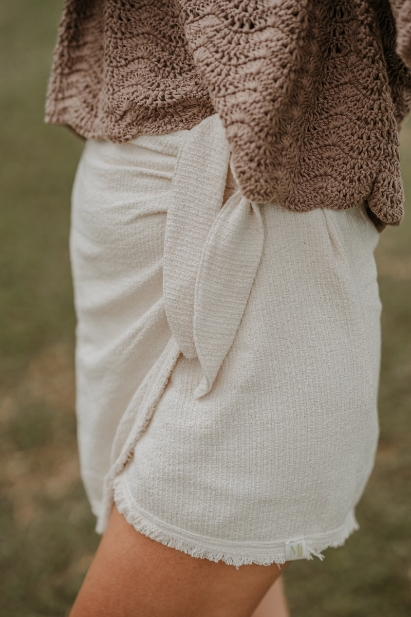 JUPE EN COTON NATUREL ~ BULAN